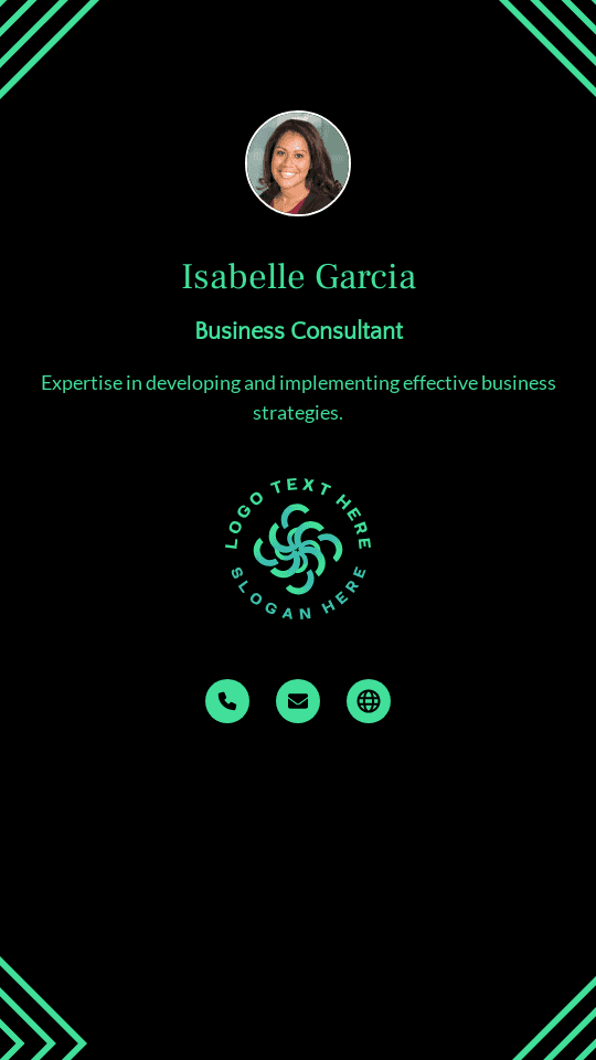 Freelance Business Consultant Digital Business Card