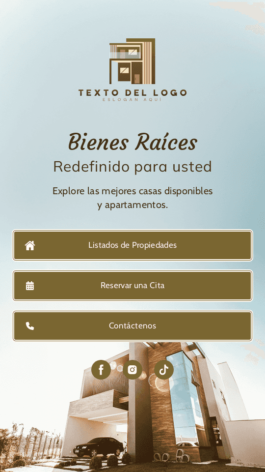Corretaje de Bienes Raíces Website