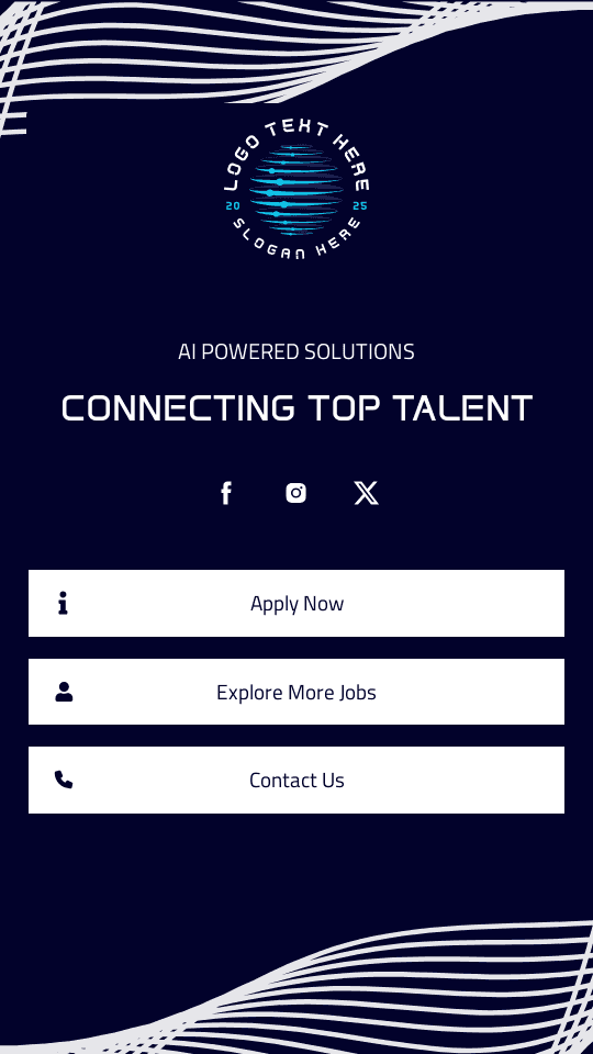 AI Business Recruitment Link in Bio Preview