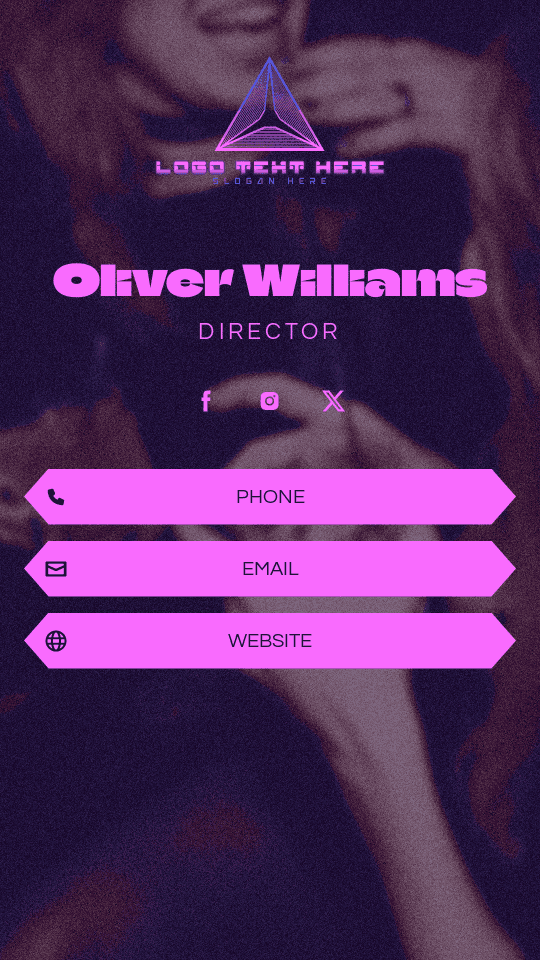 Generic Event Executive Digital Business Card Preview