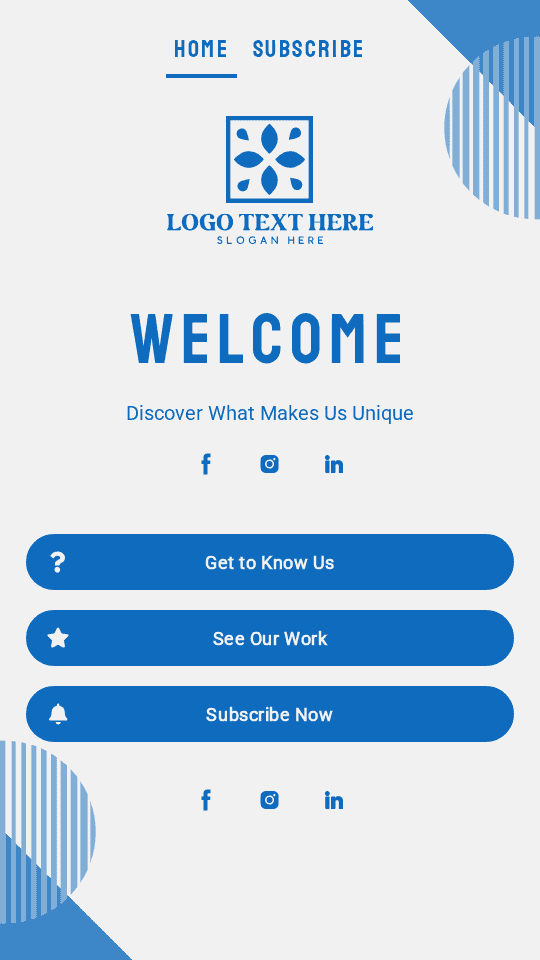 Generic Enterprise Welcome Link in Bio