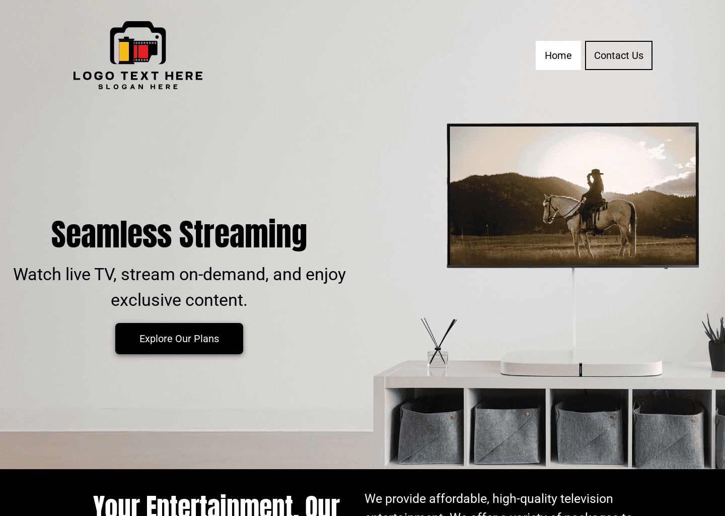 Telecom Network Provider Website Preview