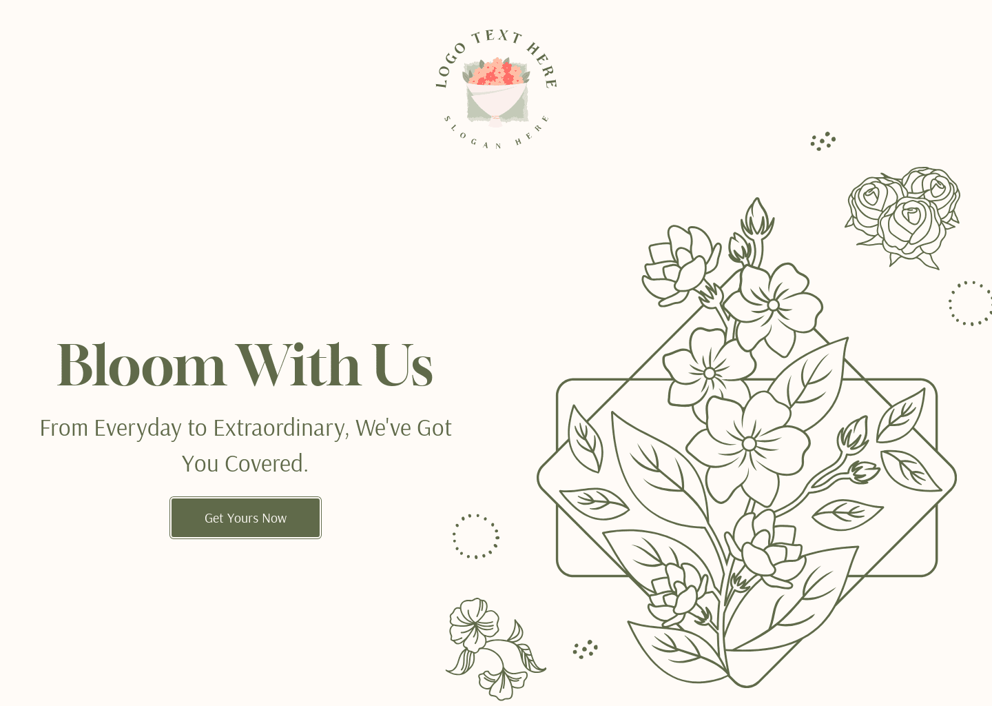 Bloom Bouquet Shop Website Preview