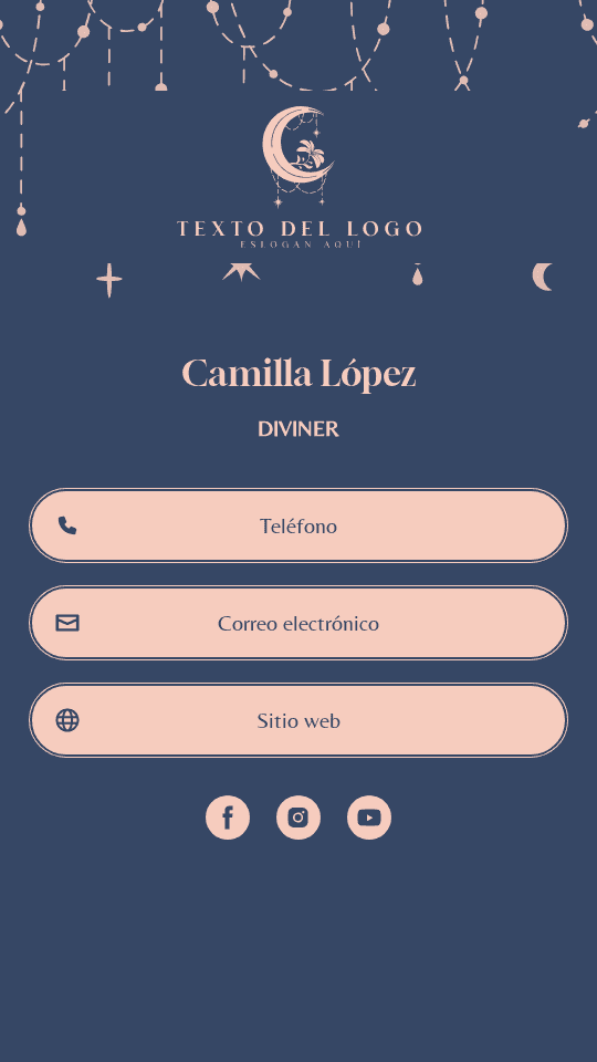 Vidente de la Vista Mística Digital Business Card