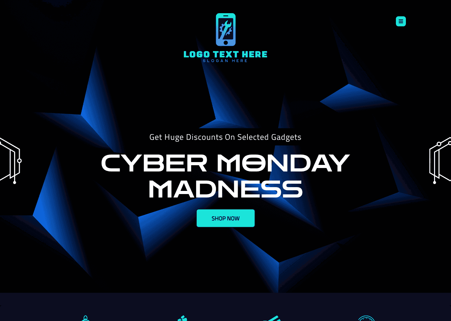 Cyber Monday Sale Website Preview