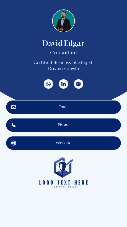 Simple Professional Business Digital Business Card