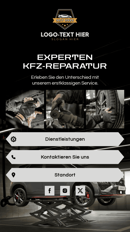 Auto-Reparaturdienst Link in Bio