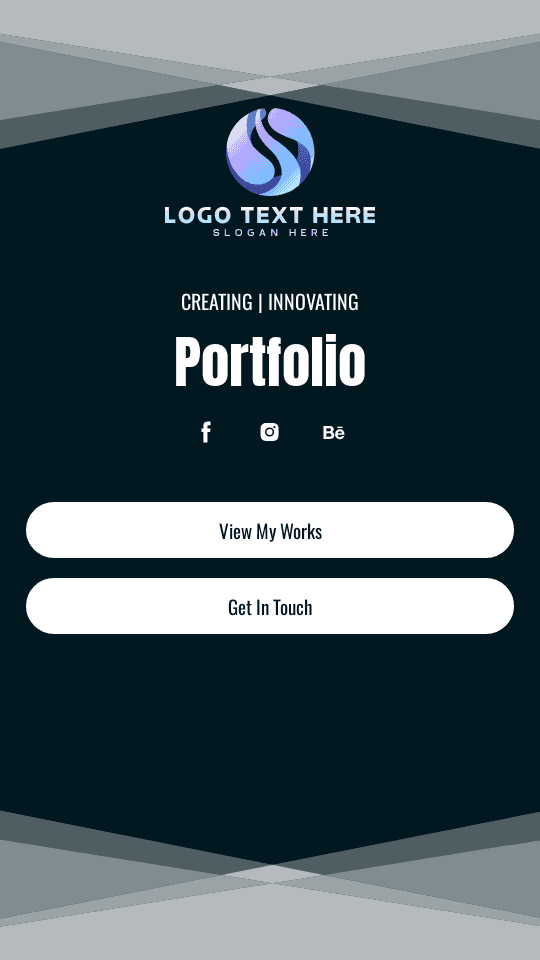 Generic Startup Portfolio Link in Bio Preview