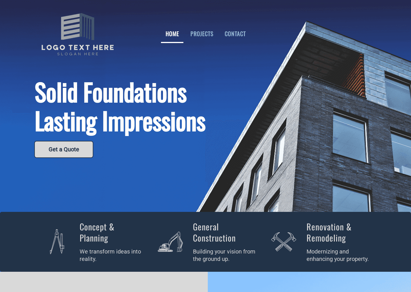 Construction Experts Website
