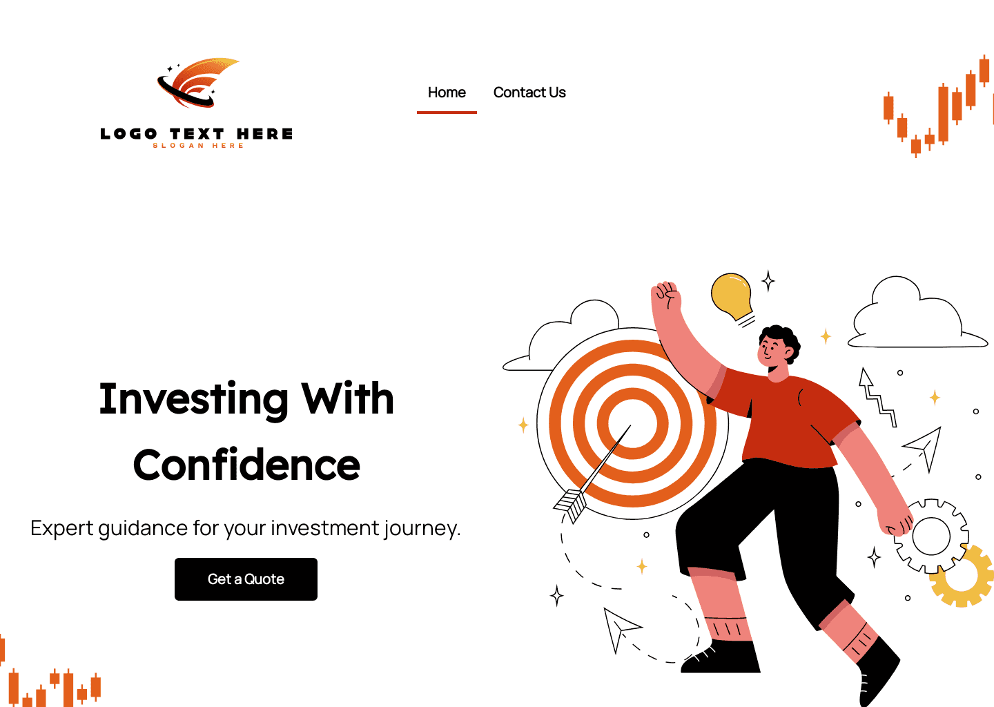 Financial Investment Guide Website Preview