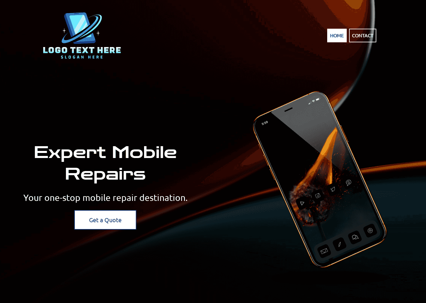Mobile Repair Shop Website