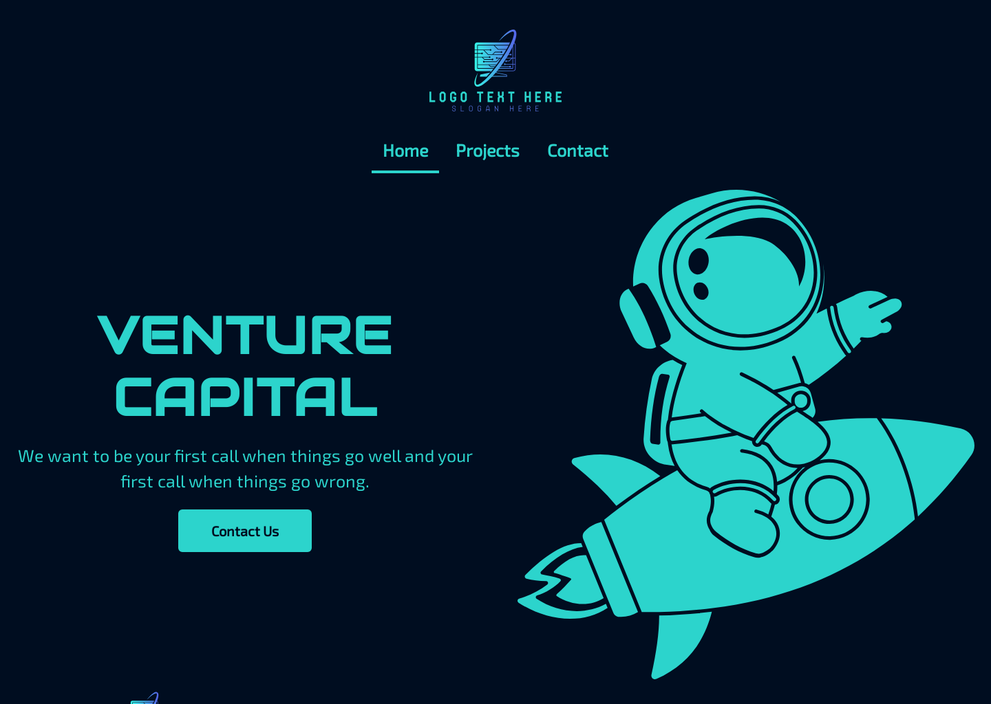 Tech Venture Capital Website Builder Image Preview