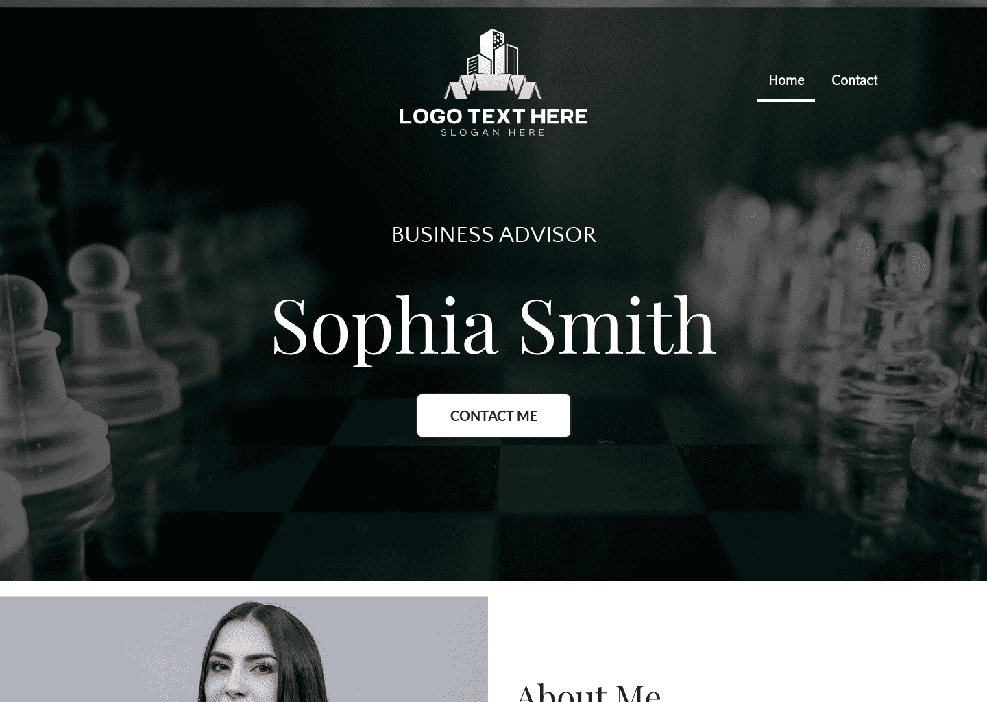 Business Portfolio Advisor  Website Preview