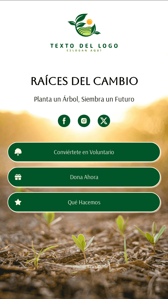 Fundación de Plantación de Árboles Website