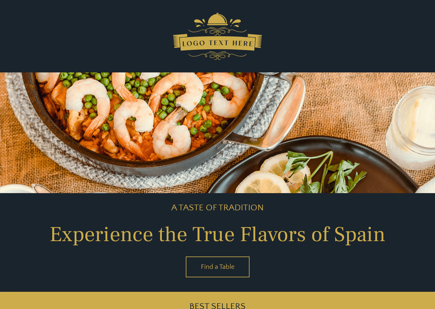 Spanish Flavors Website Preview