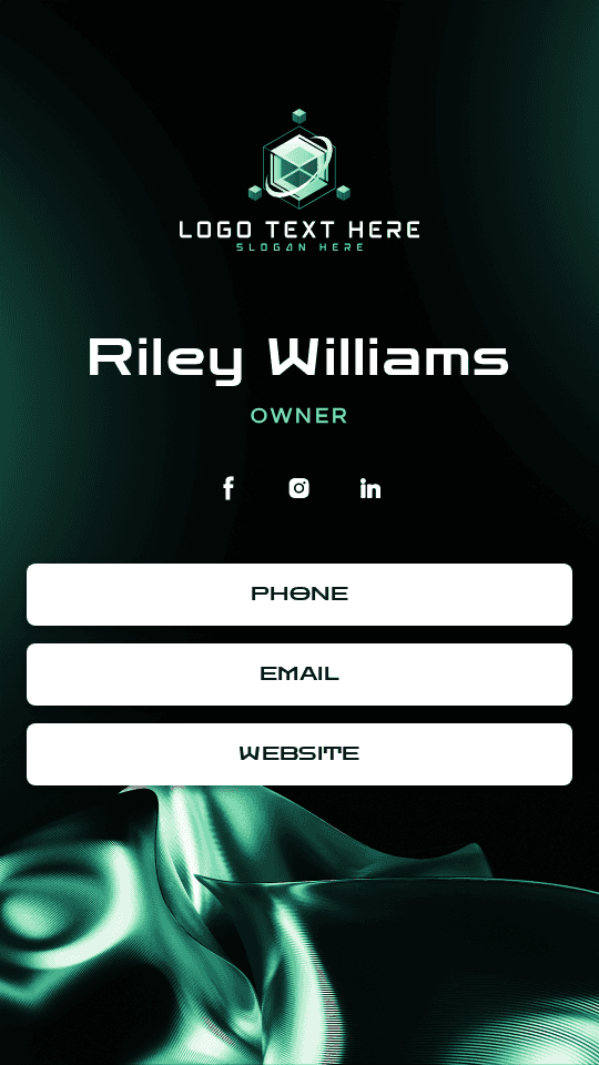 Business Professional Owner Digital Business Card Preview