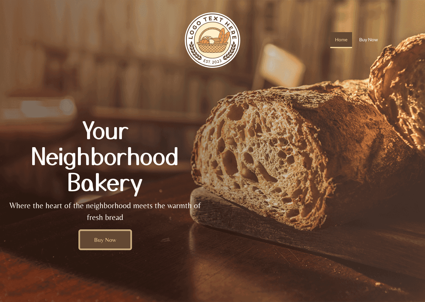 Micro Bakery Baker Website Preview