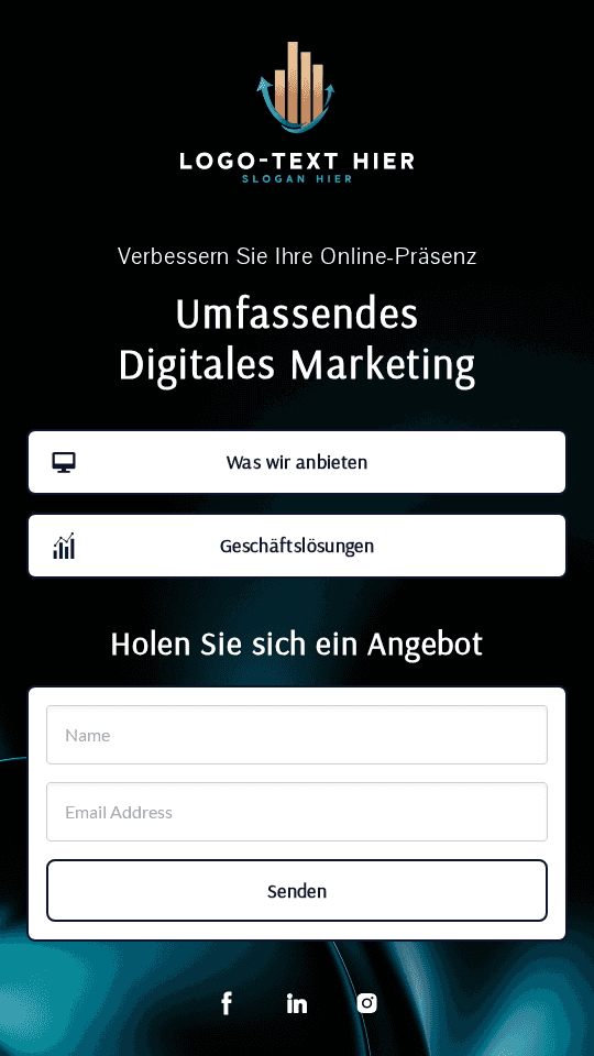 Digitale Marketingdienstleistung Link in Bio