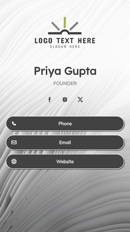 Branding Lamination Founder Digital Business Card Preview