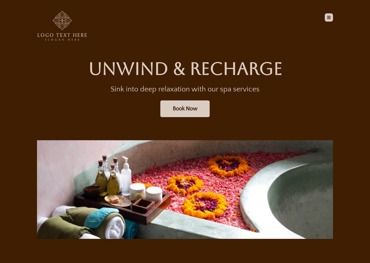 Relaxing Massage site Builder Create a site