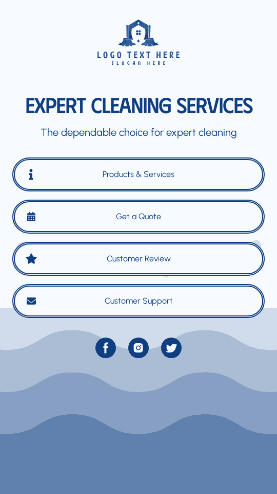 Clean Waves Housekeeping Link in Bio Preview