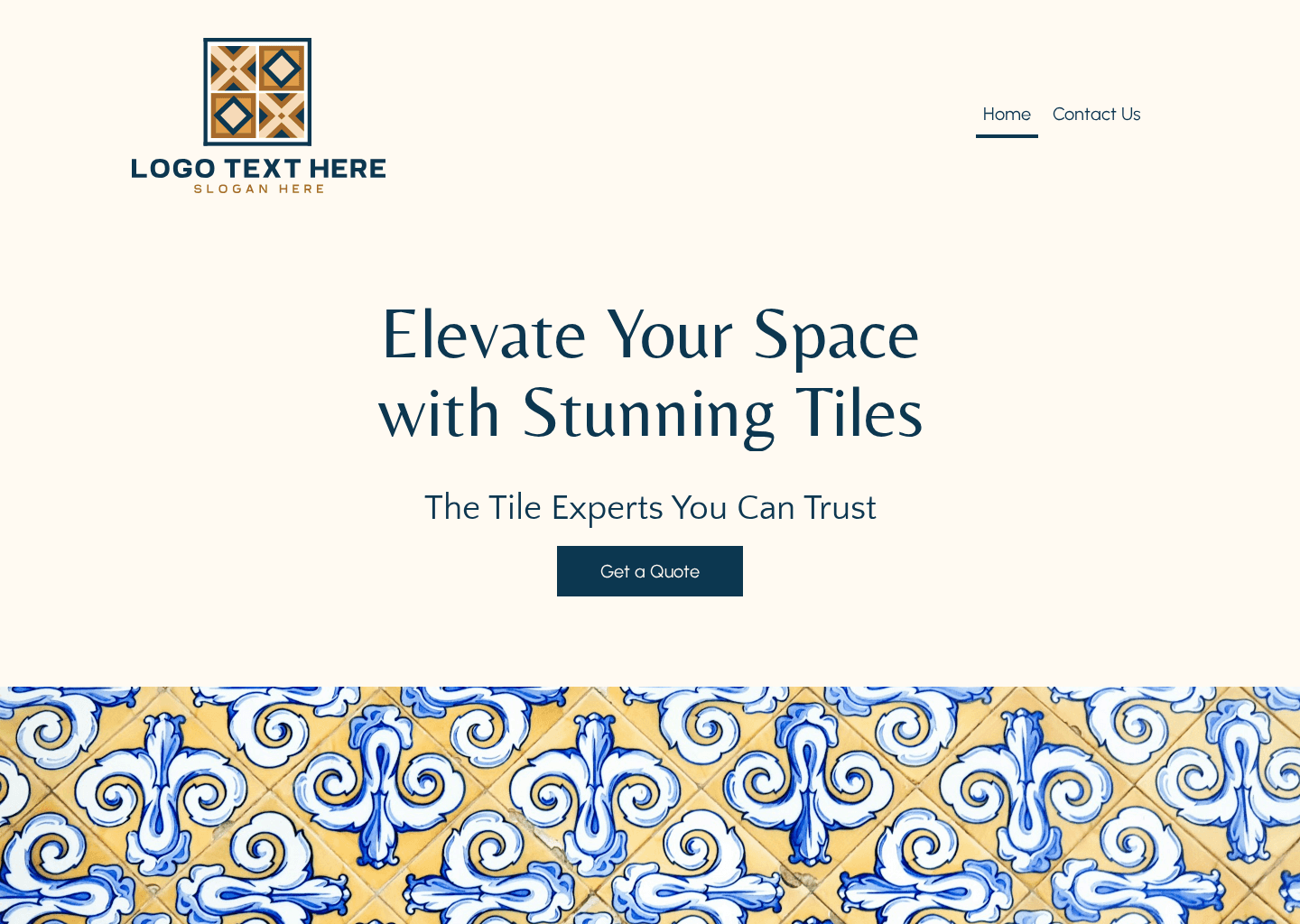 Ceramic Tilling Contractor Website Preview