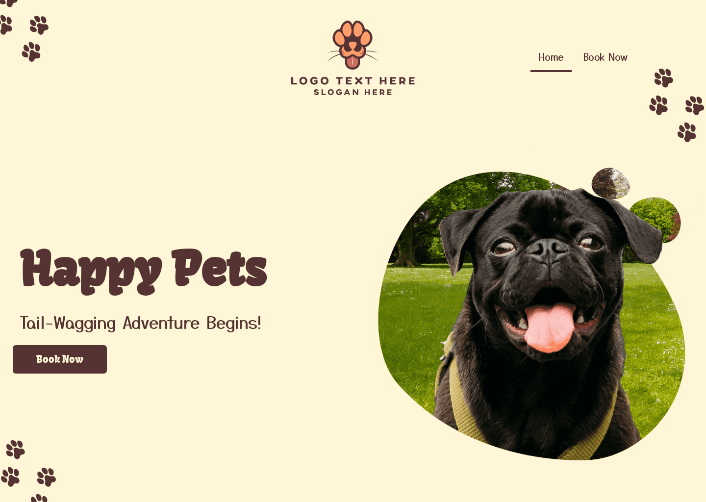 Professional Dog Training website design
