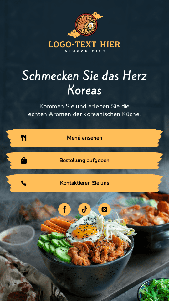 Authentische koreanische Küche Link in Bio