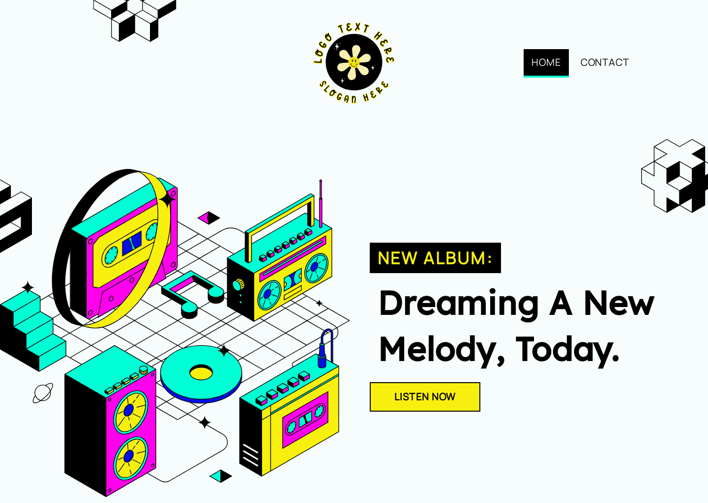 Y2k Music Band Website Preview