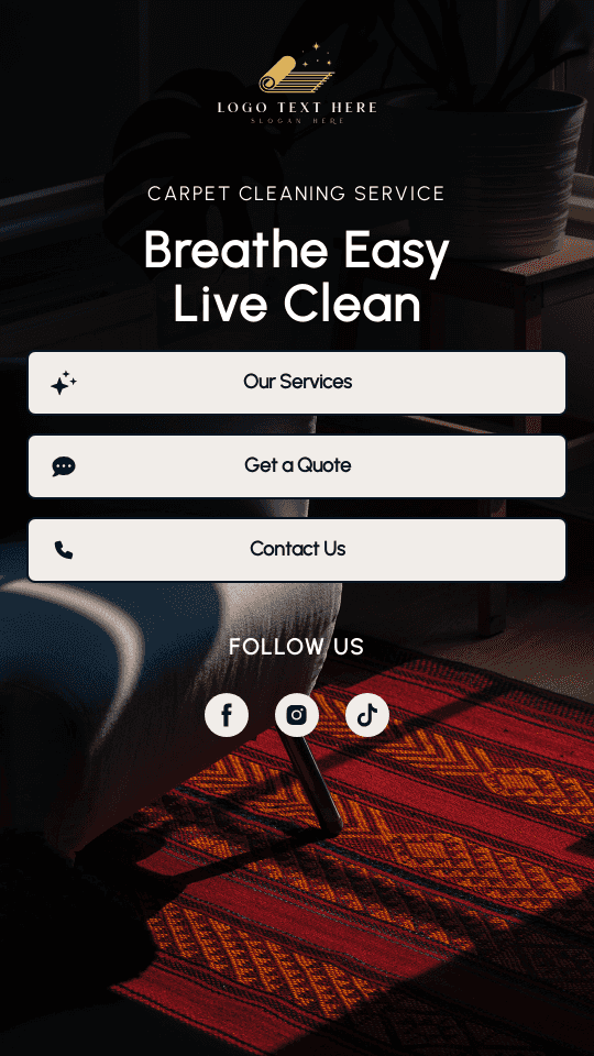Carpet Cleaning Service Website