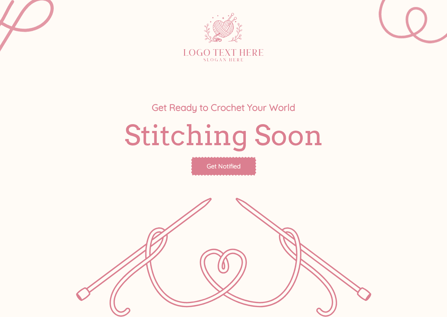 Handmade Crochet Launch Website Preview
