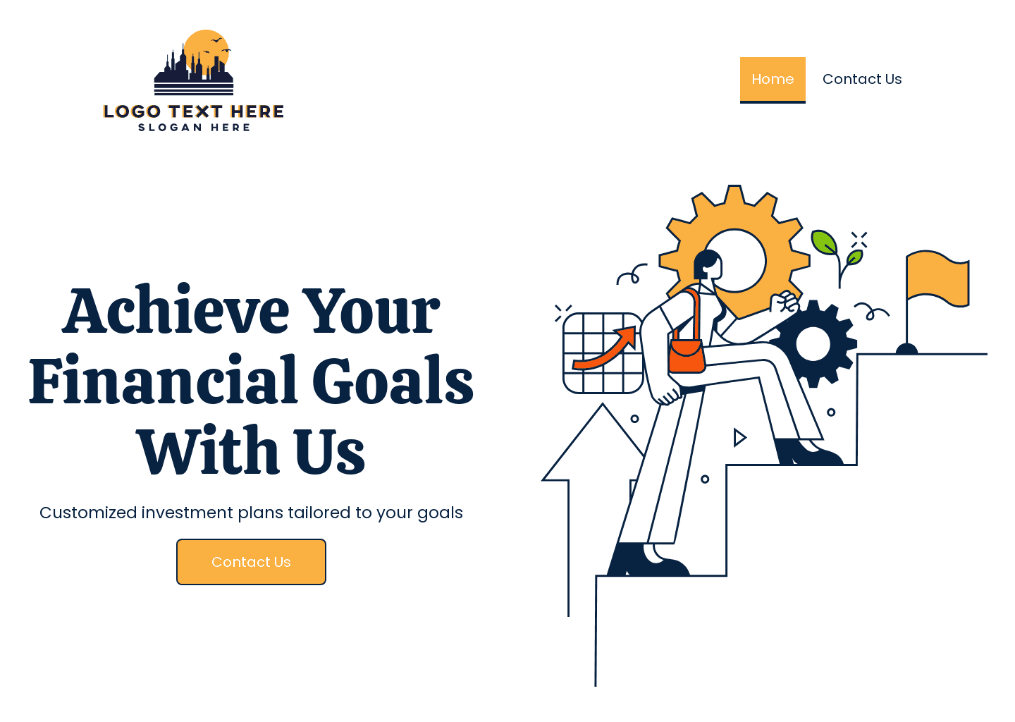 Investment Finance Consultant Website Preview
