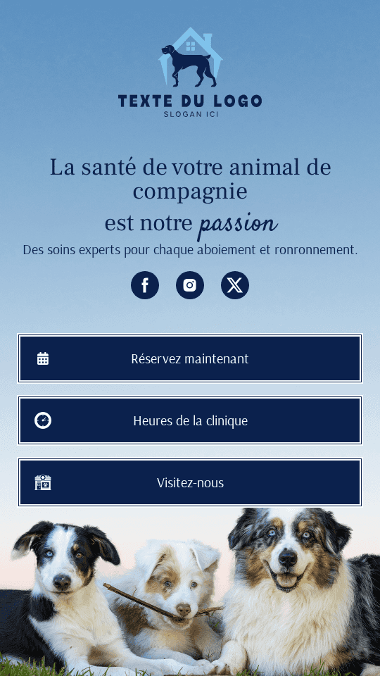 Clinique vétérinaire pour animaux Link in Bio Preview