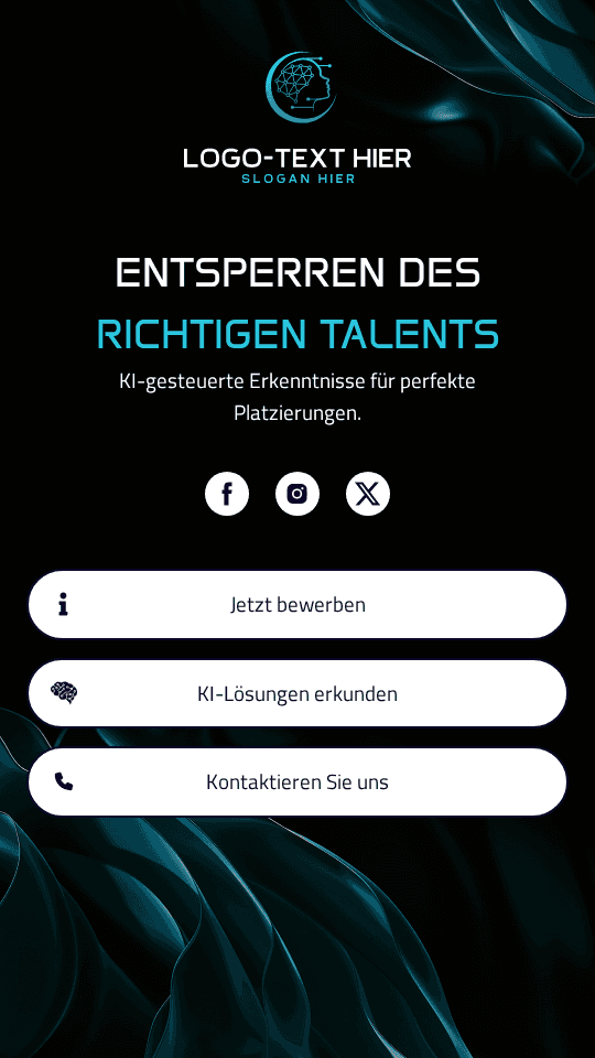 KI-Rekrutierungsfirma Link in Bio