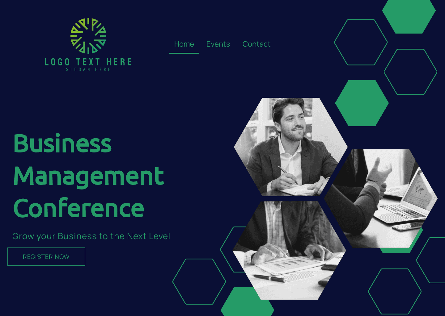 Event Registration Website Preview