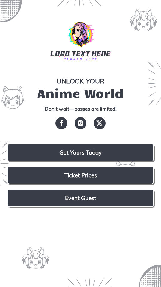 Anime Expo Event Link in Bio Preview