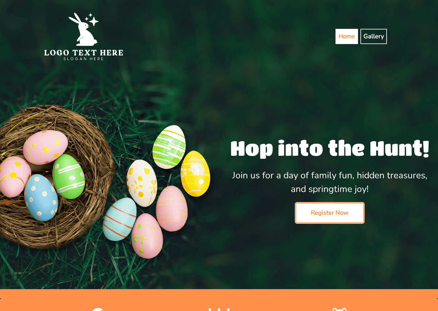 Easter Egg Hunting Website Preview