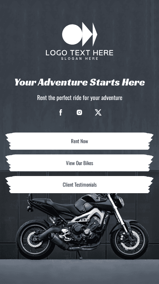 Rental Vehicle Motorcycle Link in Bio