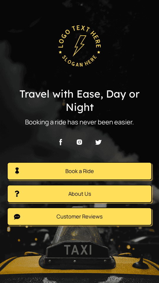 Rideshare Car Transit Link in Bio Preview