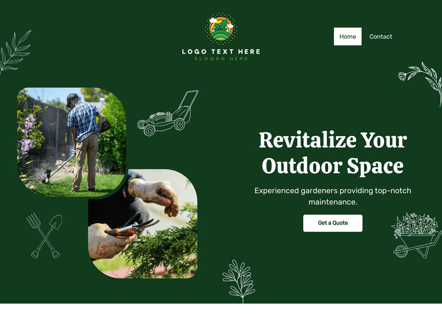 Garden Maintenance Service Website