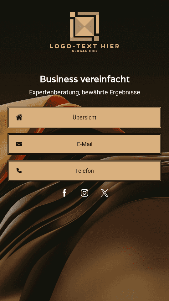 Unternehmensgeschäft einfach Link in Bio