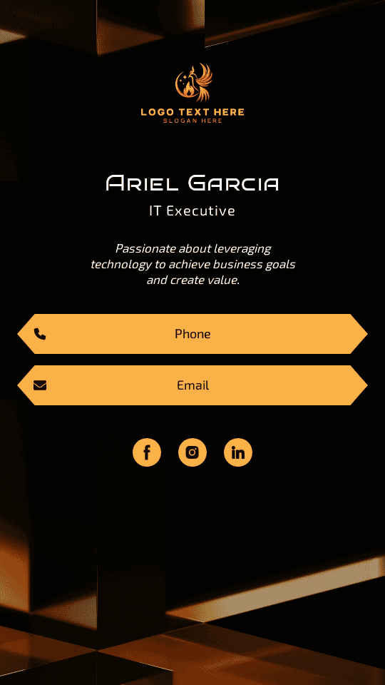IT Executive Digital Business Card