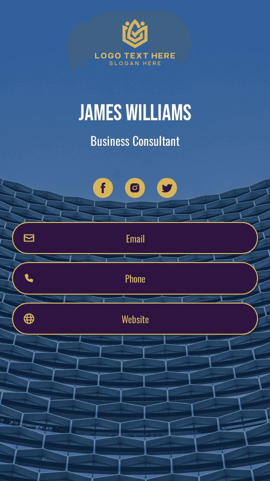 Generic Business Advisor Digital Business Card