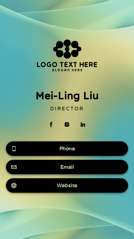 Business Agency Director Digital Business Card Preview