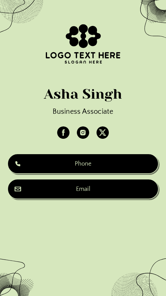 Business Solutions Associate Digital Business Card