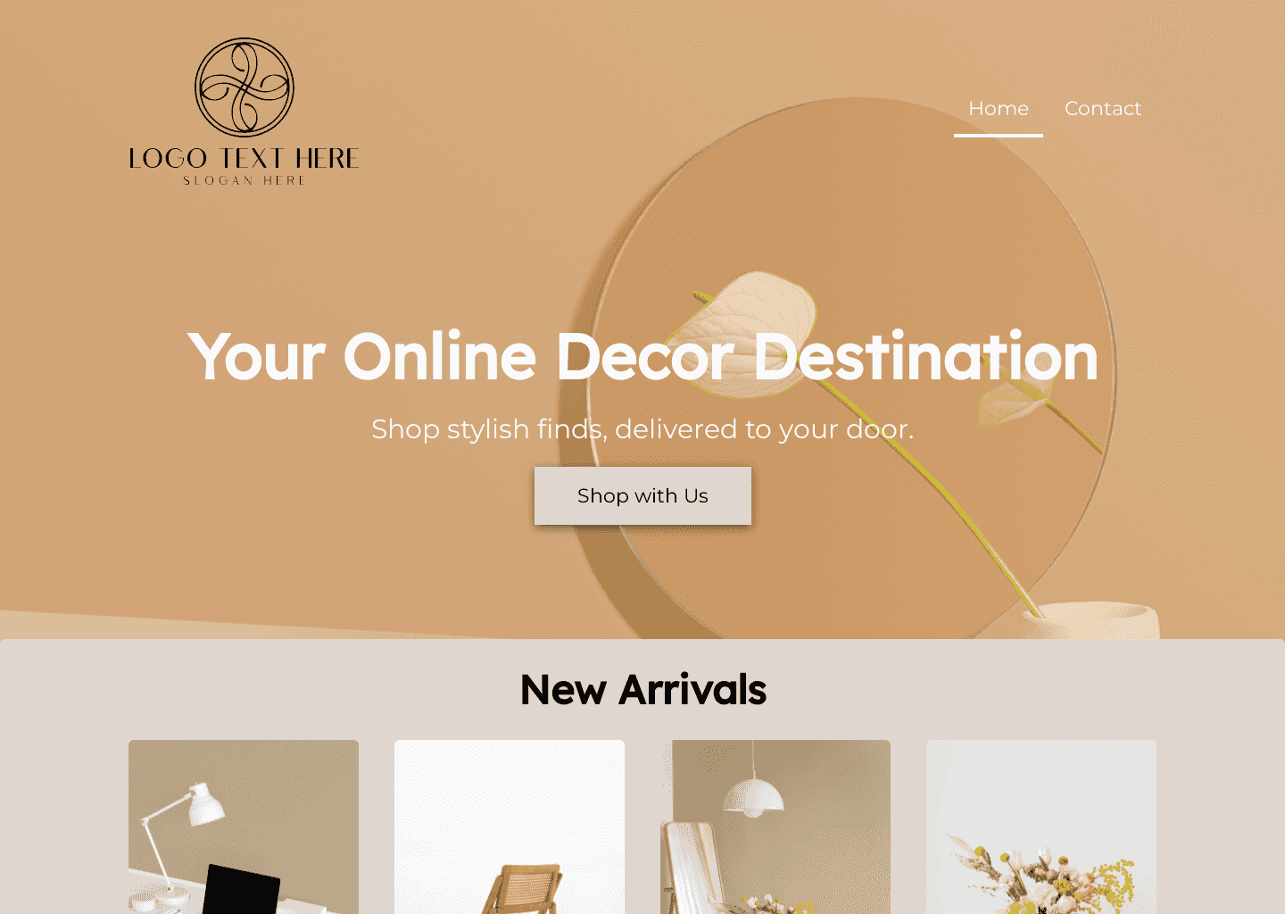 Online Home Decor Store Website Preview