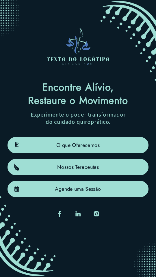 Serviço de Terapia Quiroprática Link in Bio Preview