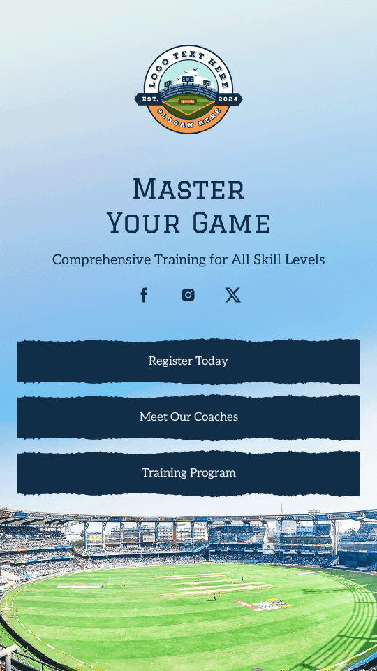 Sport Cricket Coaching Link in Bio Preview