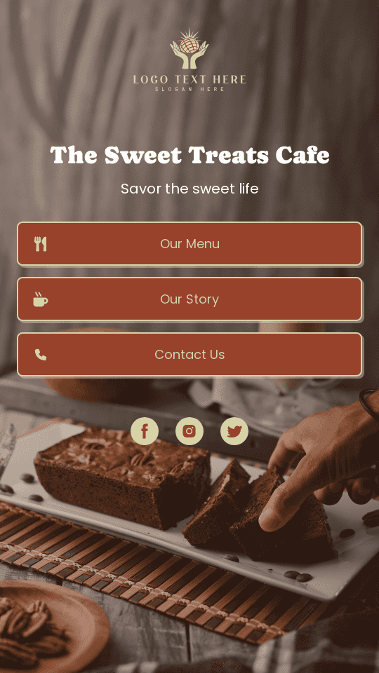 Sweet Treats Cafe Link in Bio Preview