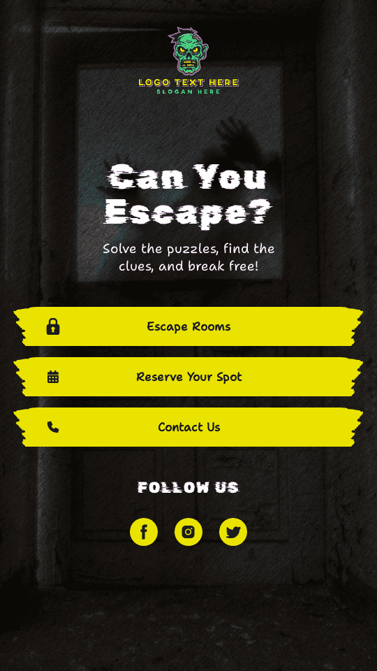 Escape Room Game Link in Bio Preview